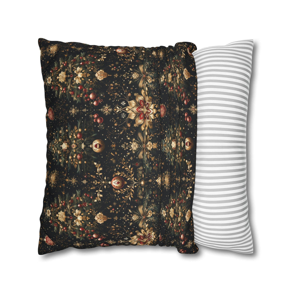 Elegant Christmas Decorations Pillow Cover, Holiday Decorative Cushion Cover