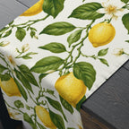 Lemon Table Runner Collection: 7 Citrus and Stripe Variations
