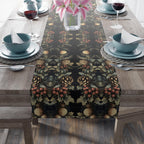 Festive Pinecone Table Runner: Rustic Woodland Christmas Decor for Holiday Dining