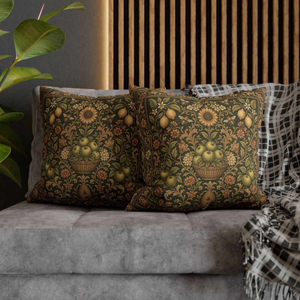 William Morris Style Pillow Cover: End of Summer Transitional Decor