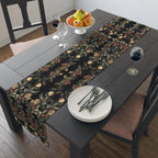 Festive Pinecone Table Runner: Rustic Woodland Christmas Decor for Holiday Dining