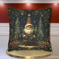 William Morris Christmas Gnome Pillow Cover: Festive Holiday Decor