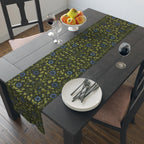 Elegant William Morris Arts and Crafts Floral Table Runner: 7 Colorway Choices