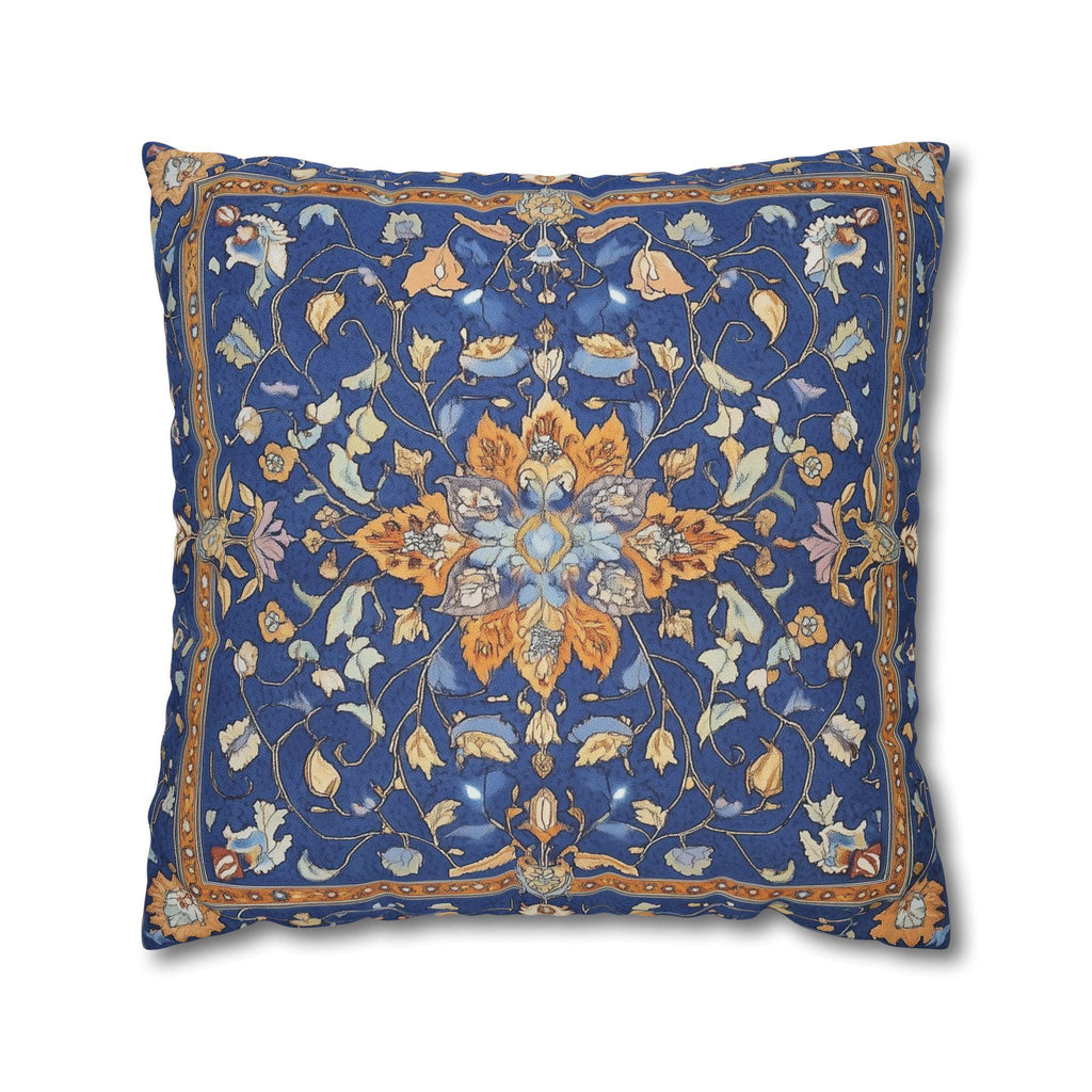 Bohemian William Morris Floral Pillowcase: Persian-Inspired Cushion Cover for Bedroom Decor