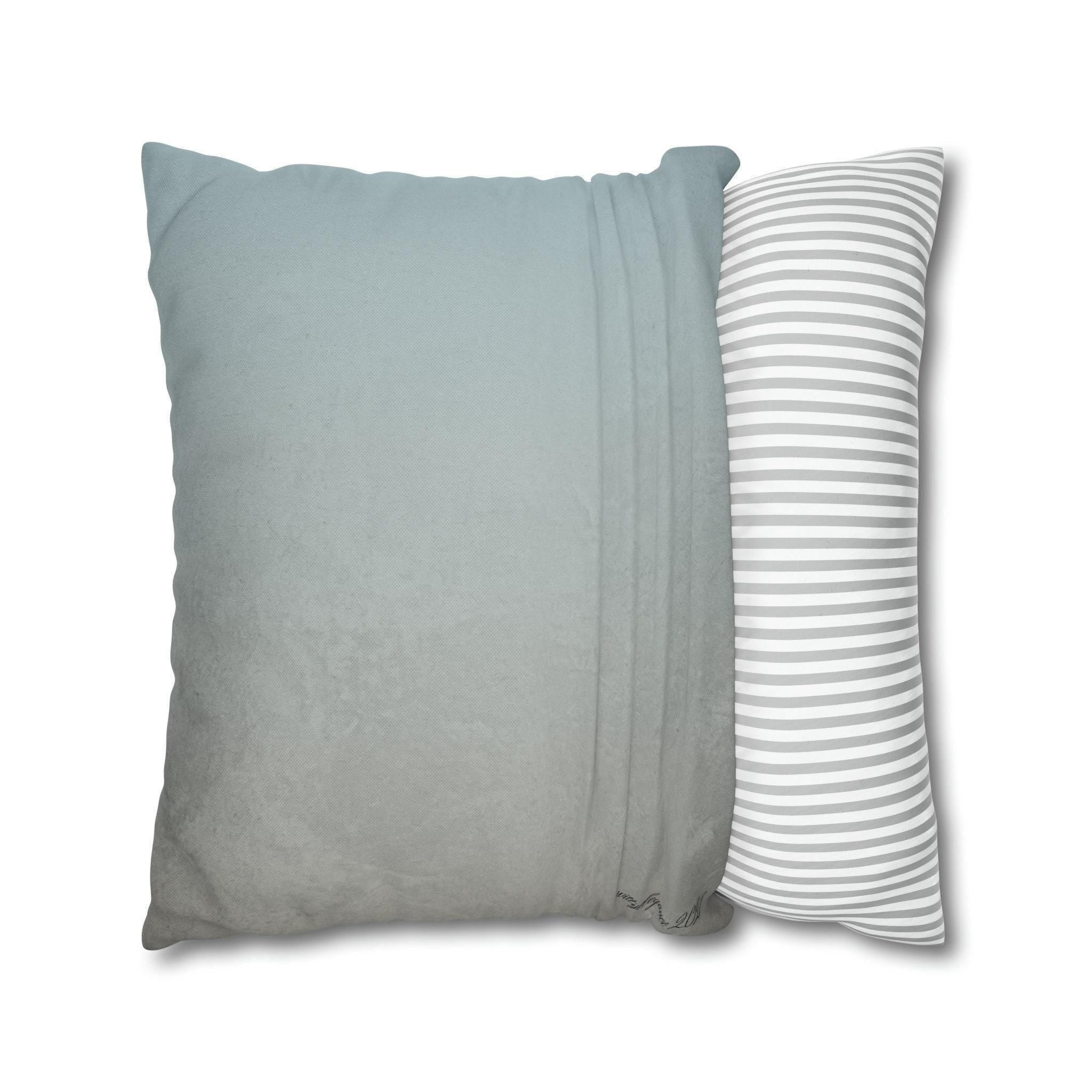Rustic Ship's Anchor Christmas Pillow Cover: Nautical Holiday Decor