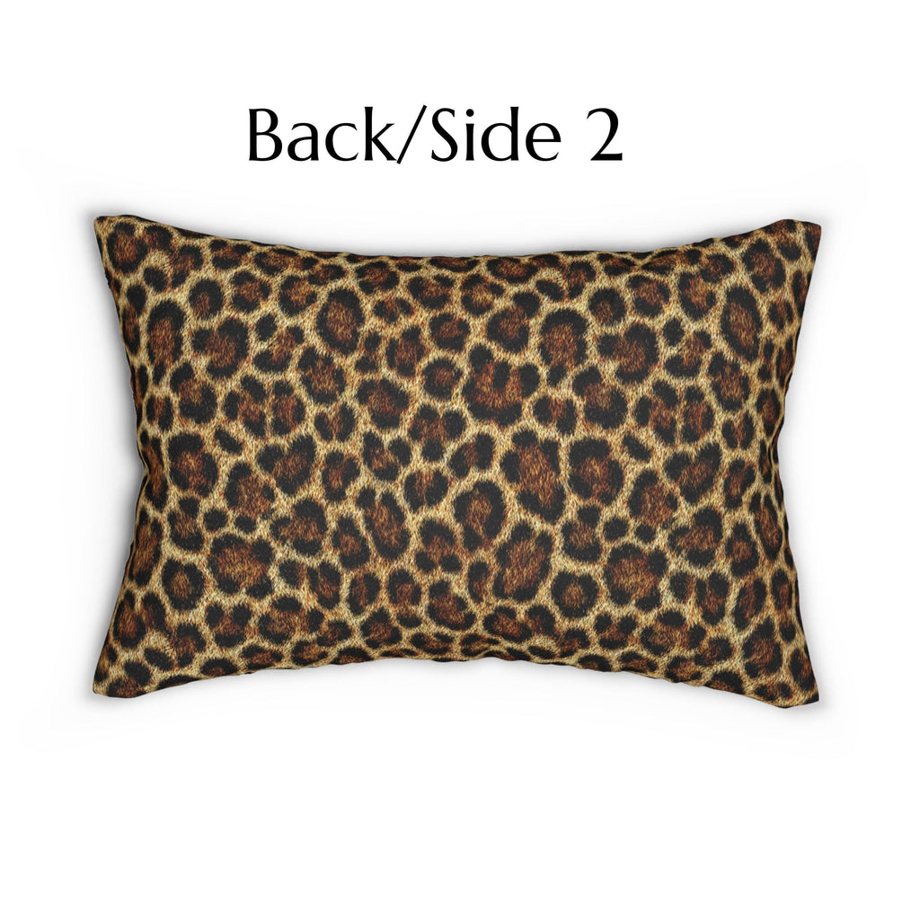 Leopard Luxe Lumbar Pillow: Faux-Fur Look, Zero Cruelty