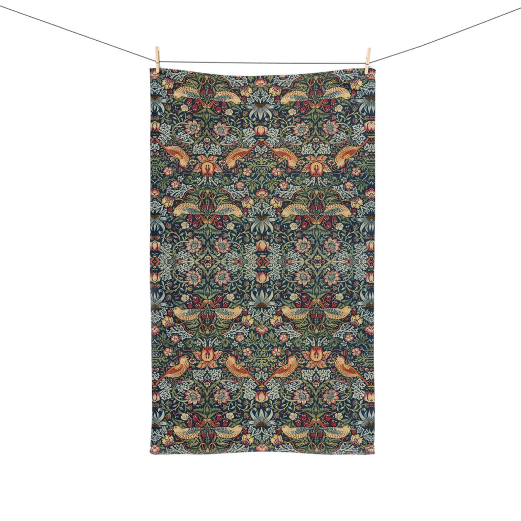 Strawberry Thief Heritage Hand Towel: William Morris Classic Reimagined