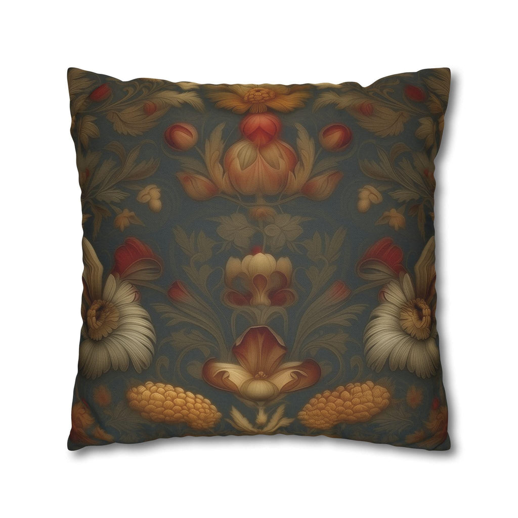 William Morris Autumn Floral Tapestry Pillow Cover: Vintage-Inspired Fall Home Accent