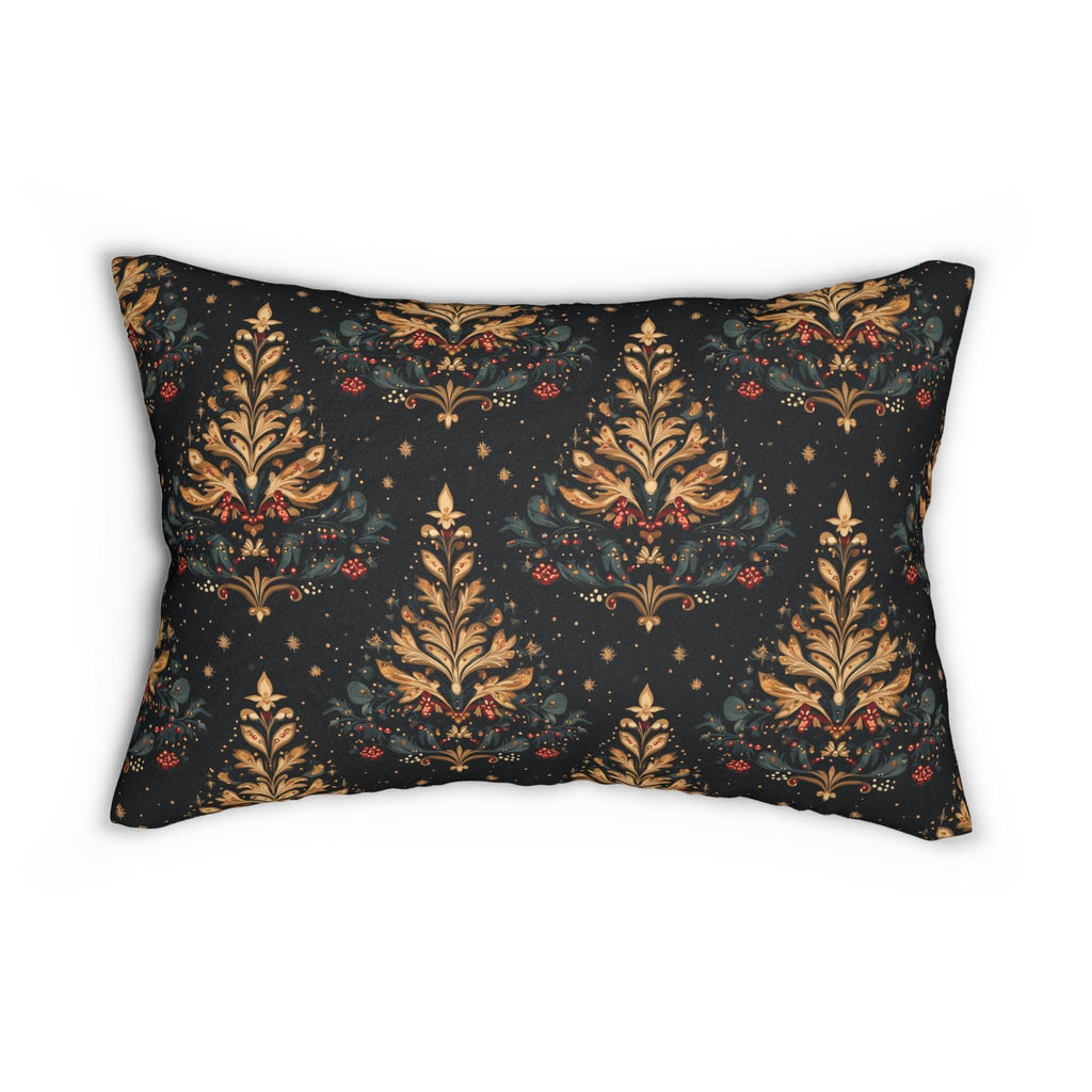 William Morris Christmas Tree Lumbar Pillow: Holiday Decor