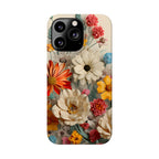 Wildflower iPhone Case: Vintage Style Floral Design, Slim Protective Cover