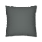 Angelic Christmas Throw Pillow Cover: Midnight Blue Decorative Holiday Cushion with Golden Wings