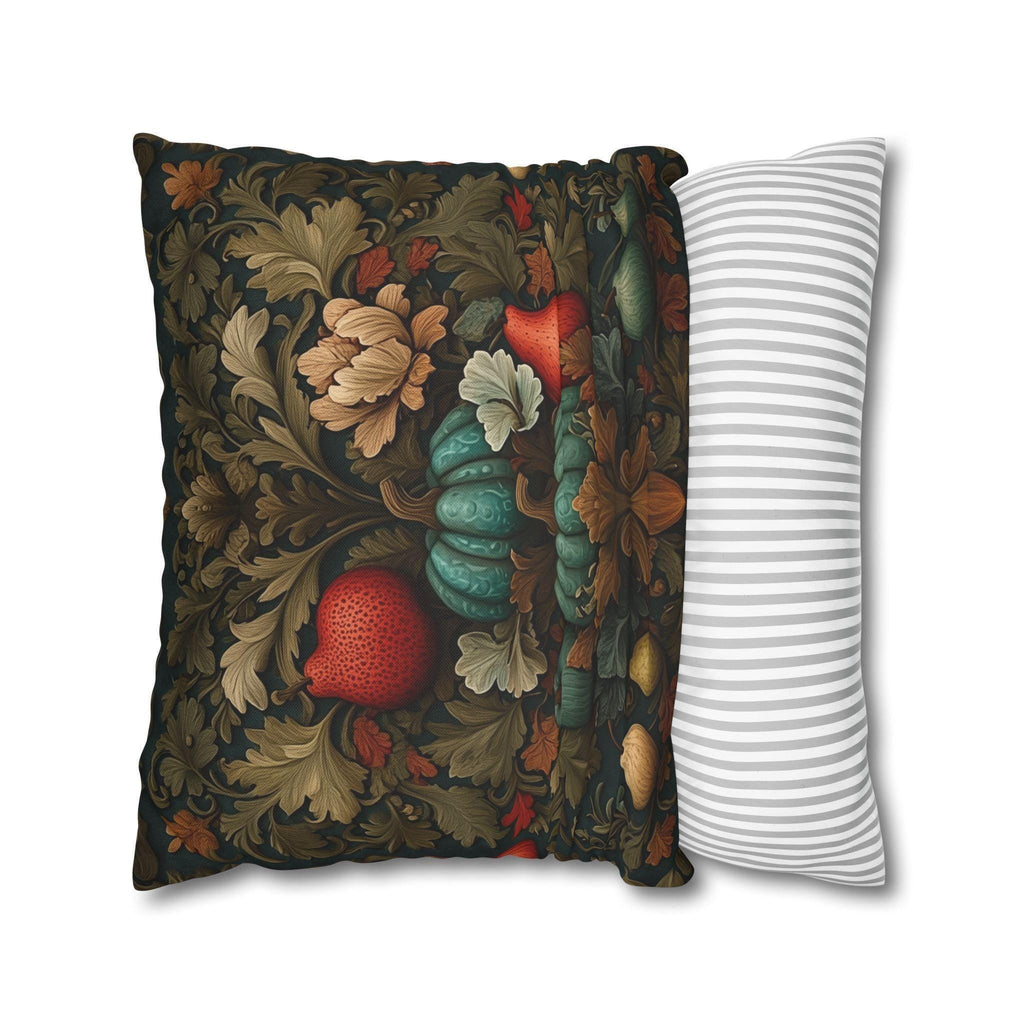 William Morris Inspired Pumpkin Pillow Cover: Art Nouveau Fall Decor