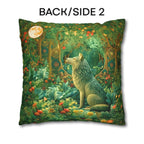 Mystical Wolf Moon Decorative Pillow Cover