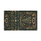 William Morris Christmas Tree Hand Towel: Vintage Style Holiday Hand Towel