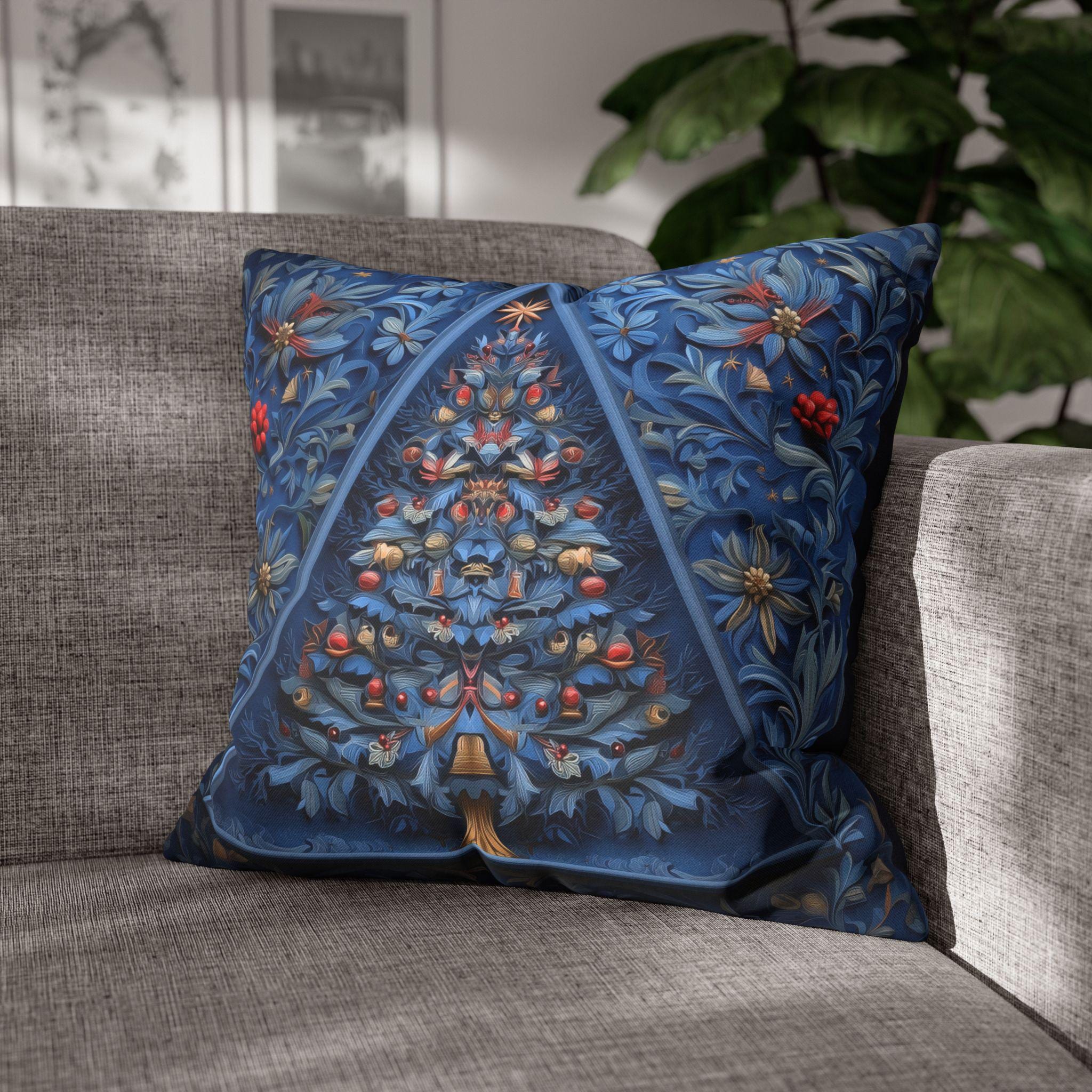 William Morris Christmas Tree Pillow Cover: Vintage Holiday Decor, 2025 Edition