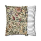 William Morris Inspired Botanical Tapestry Pillowcase: Arts and Crafts Floral Cushion Cover