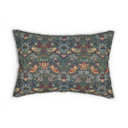 Strawberry Thief Heritage Lumbar Pillow: William Morris Classic Reimagined