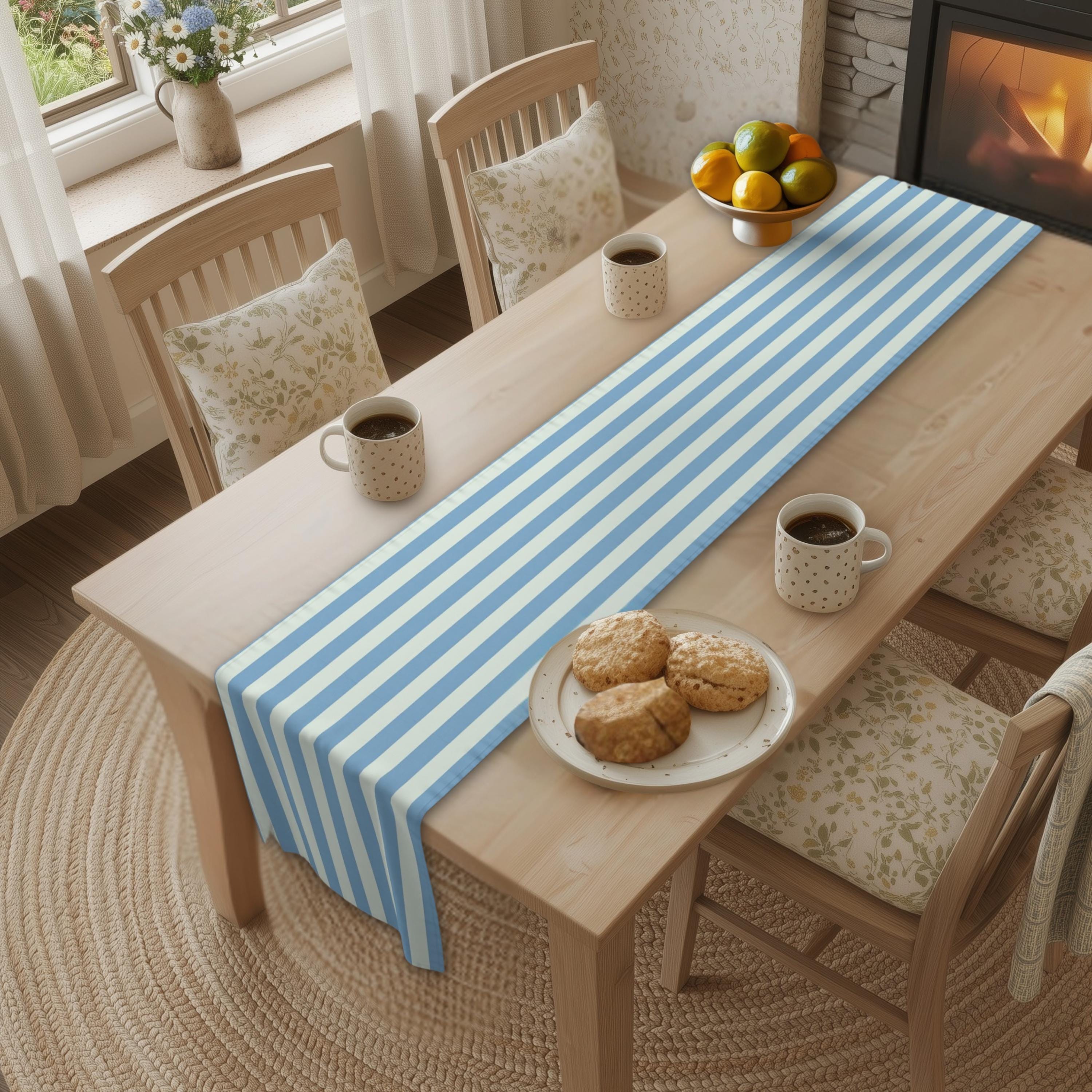 Lemon Table Runner Collection: 7 Citrus and Stripe Variations