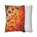 Autumn Leaves Pillow Cover | Vibrant Fall Colors with Ombré effect | Seasonal Home Decor