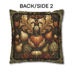 William Morris Inspired Pillow Cover: Vintage Style Autumn Harvest Tapestry