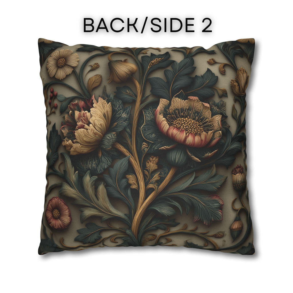 Spring Moody Blooms Pillow Cover: William Morris Inspired Home Decor Refresh