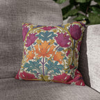 William Morris Style Hyacinth Pillow Cover: John Henry Dearle Inspired Floral