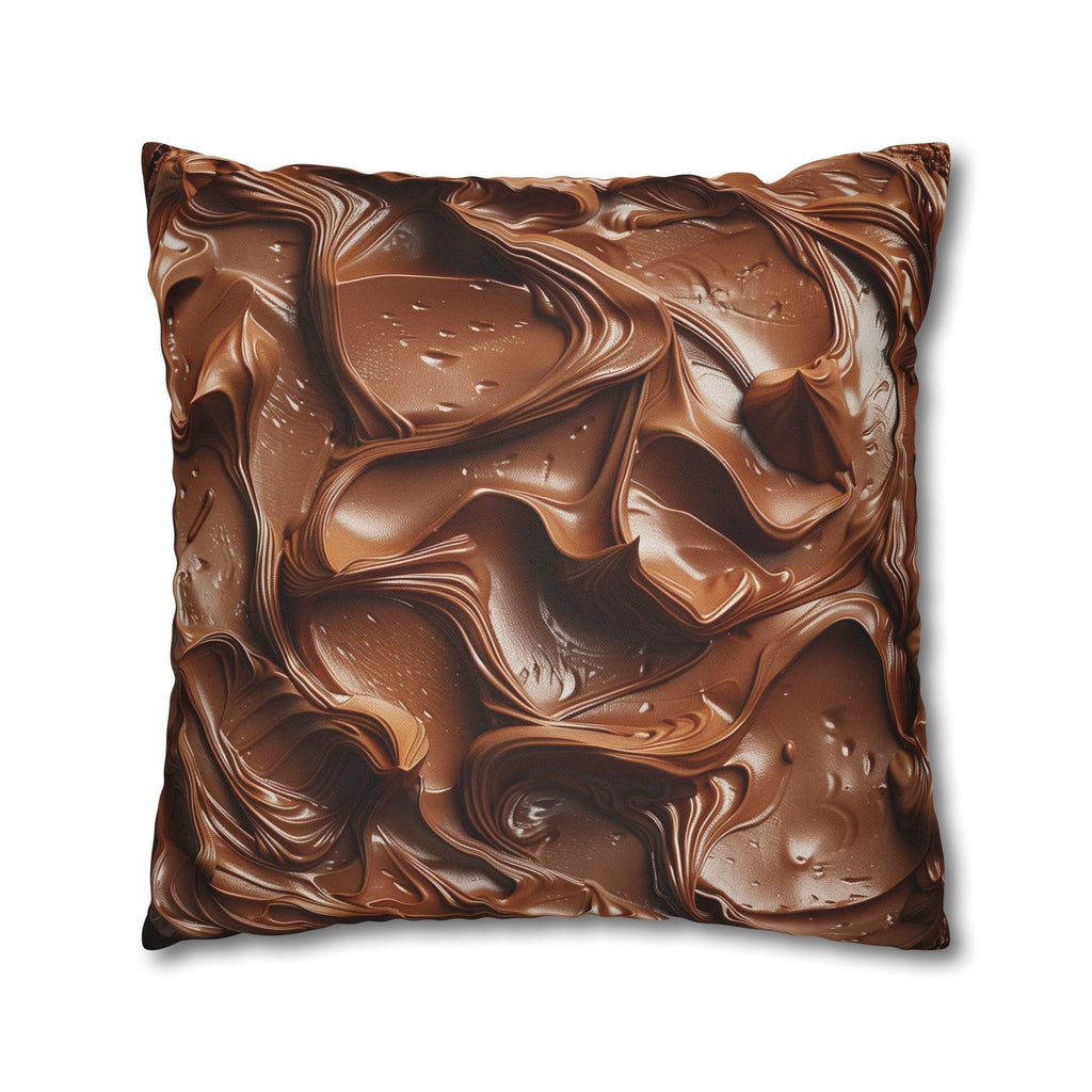 Chocolate Fudge Frosting Pillow Cover, Dessert Home Decor