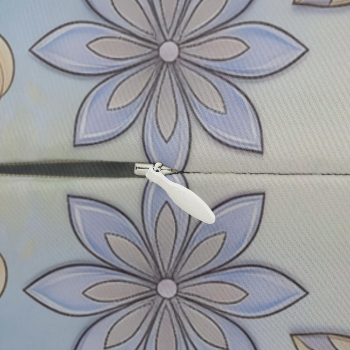 Pastel Snowflake Lumbar Pillow: Coquette Christmas Decor, Dreamy Lilac Mint Winter