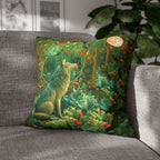 Mystical Wolf Moon Decorative Pillow Cover