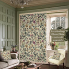 Blackout Curtain Single Panel: William Morris Inspired Window Treatment