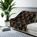 William Morris Christmas Tree Fleece Blanket: Holiday Throw