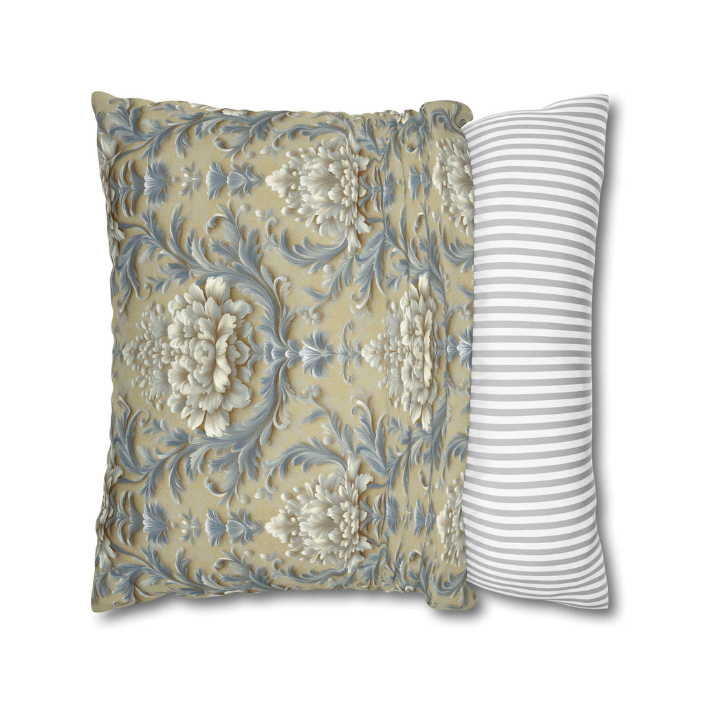 Luxurious Damask Floral Pillowcase: Elegant Throw Cover for Classic Living Room & Bedroom Decor