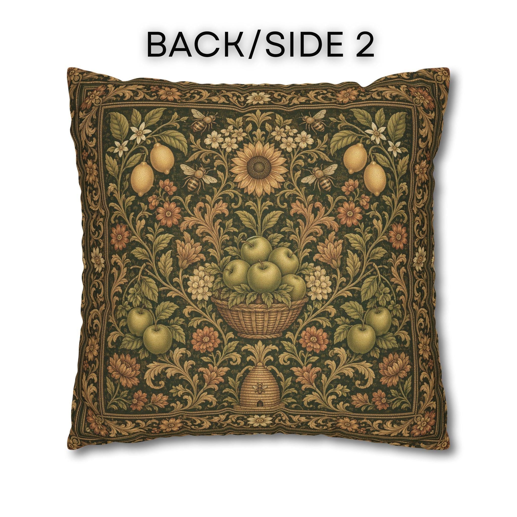 William Morris Style Pillow Cover: End of Summer Transitional Decor
