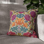William Morris Style Hyacinth Pillow Cover: John Henry Dearle Inspired Floral