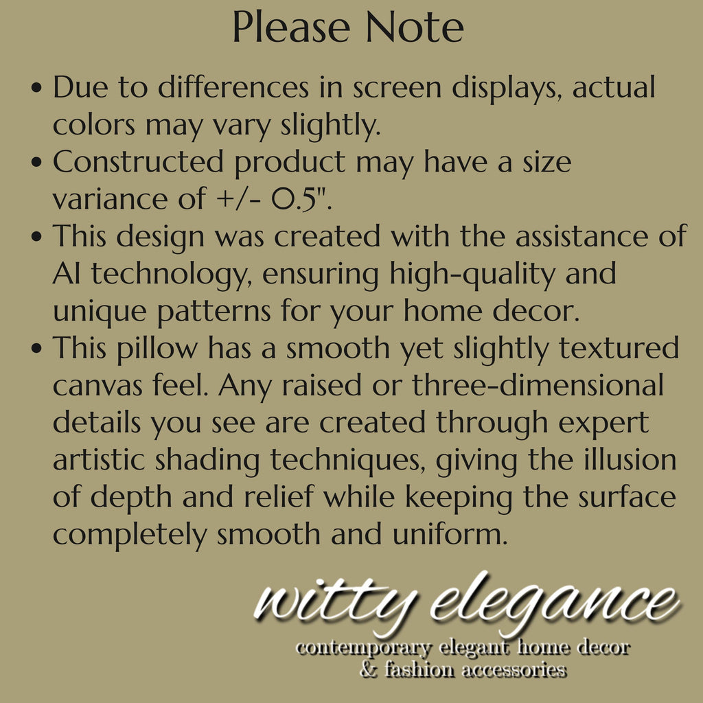 Damask Lumbar Pillow: Navy Blue & Silver Acanthus Leaf Design