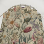 William Morris Botanical Shower Curtain: Vintage-Inspired Floral Tapestry in Soft Earthy Tones
