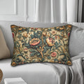 Spring Moody Blooms Lumbar Pillow: William Morris Inspired Home Decor Refresh