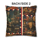 Patriotic Pillow Cover: USA 250th Anniversary Decor