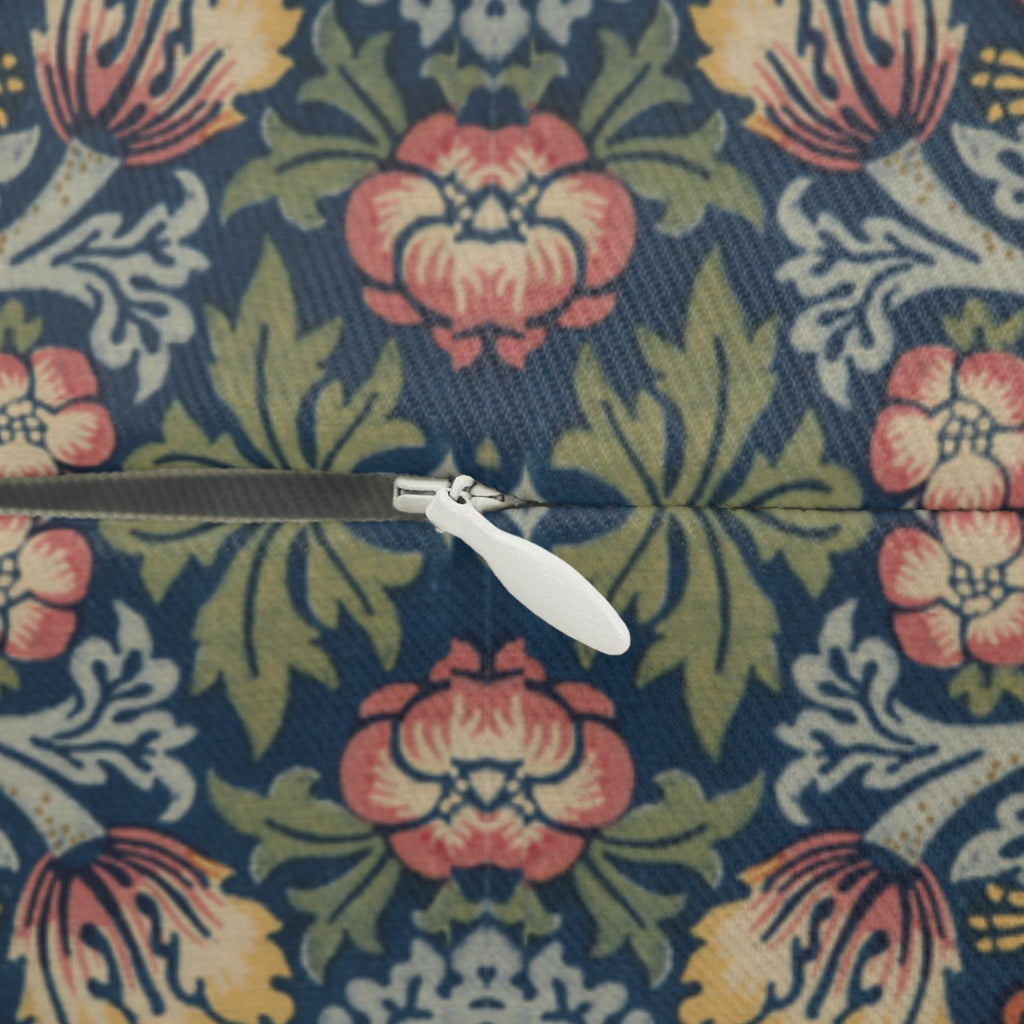 Strawberry Thief Heritage Lumbar Pillow: William Morris Classic Reimagined