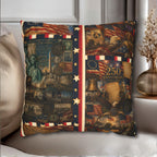 Patriotic Pillow Cover: USA 250th Anniversary Decor