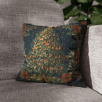 William Morris Christmas Tree Pillow Cover: Elegant Holiday Decor