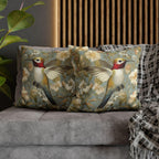William Morris Hummingbird Pillow Cover: Arts & Crafts Floral Cushion