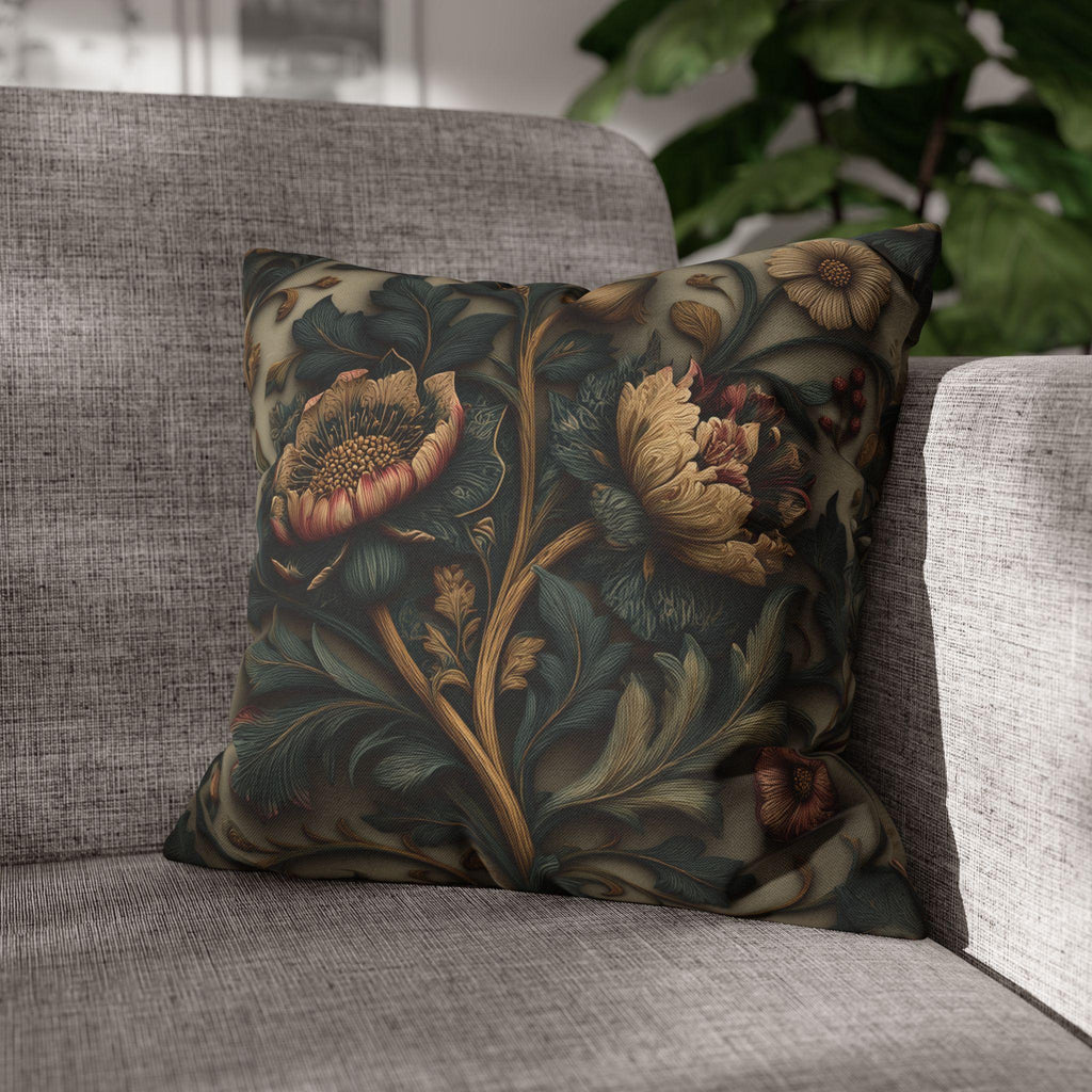 Spring Moody Blooms Pillow Cover: William Morris Inspired Home Decor Refresh