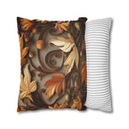 Autumn Decorative Pillowcase with Earthy Rustic Colors of Fall, Home Accent Pillow Cover