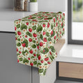 Wild Strawberry  Hand Towel: Botanical Summer Decor for Bath or Kitchen