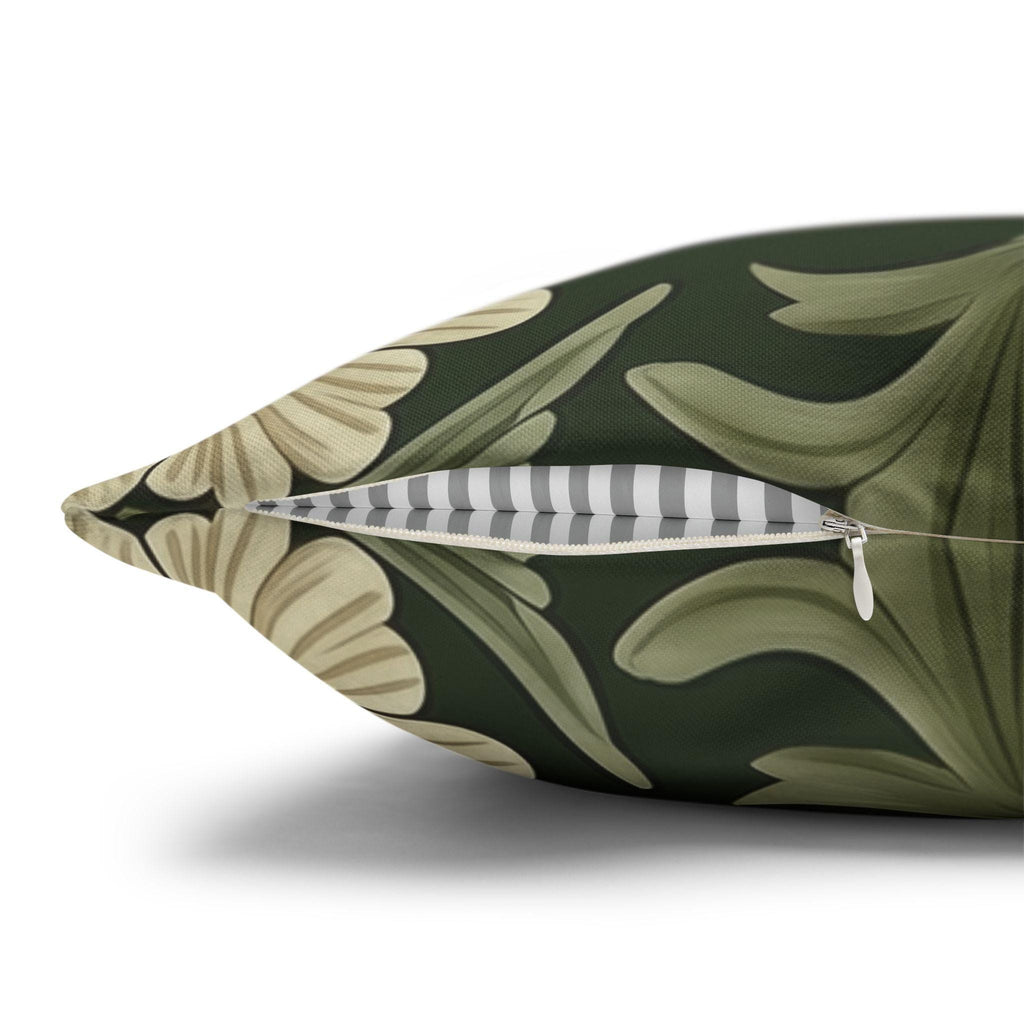 William Morris Pillow Cover: Lodden  Inspired  Sage & Cream Botanicals