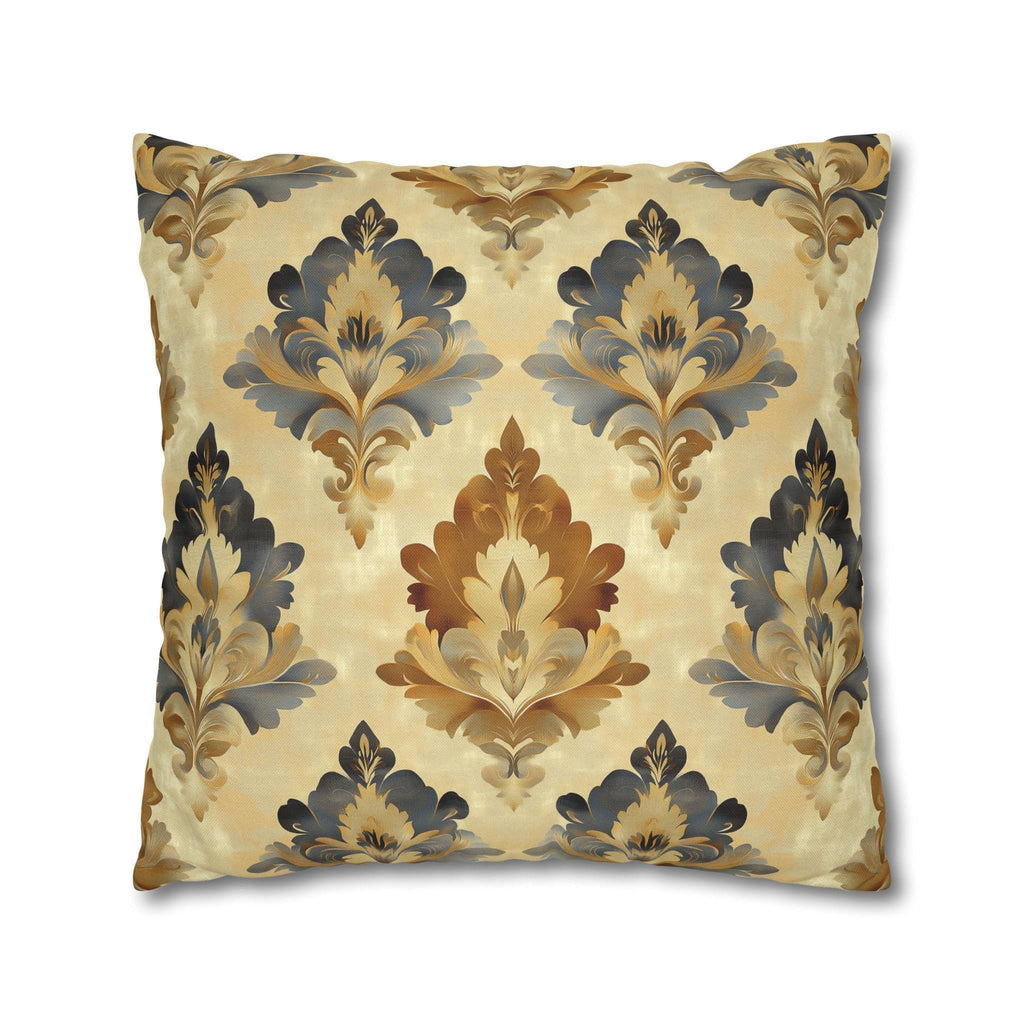 French Farmhouse Damask Pillow Cover: Elegant Home Decor