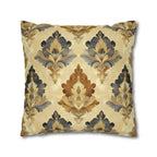 French Farmhouse Damask Pillow Cover: Elegant Home Decor