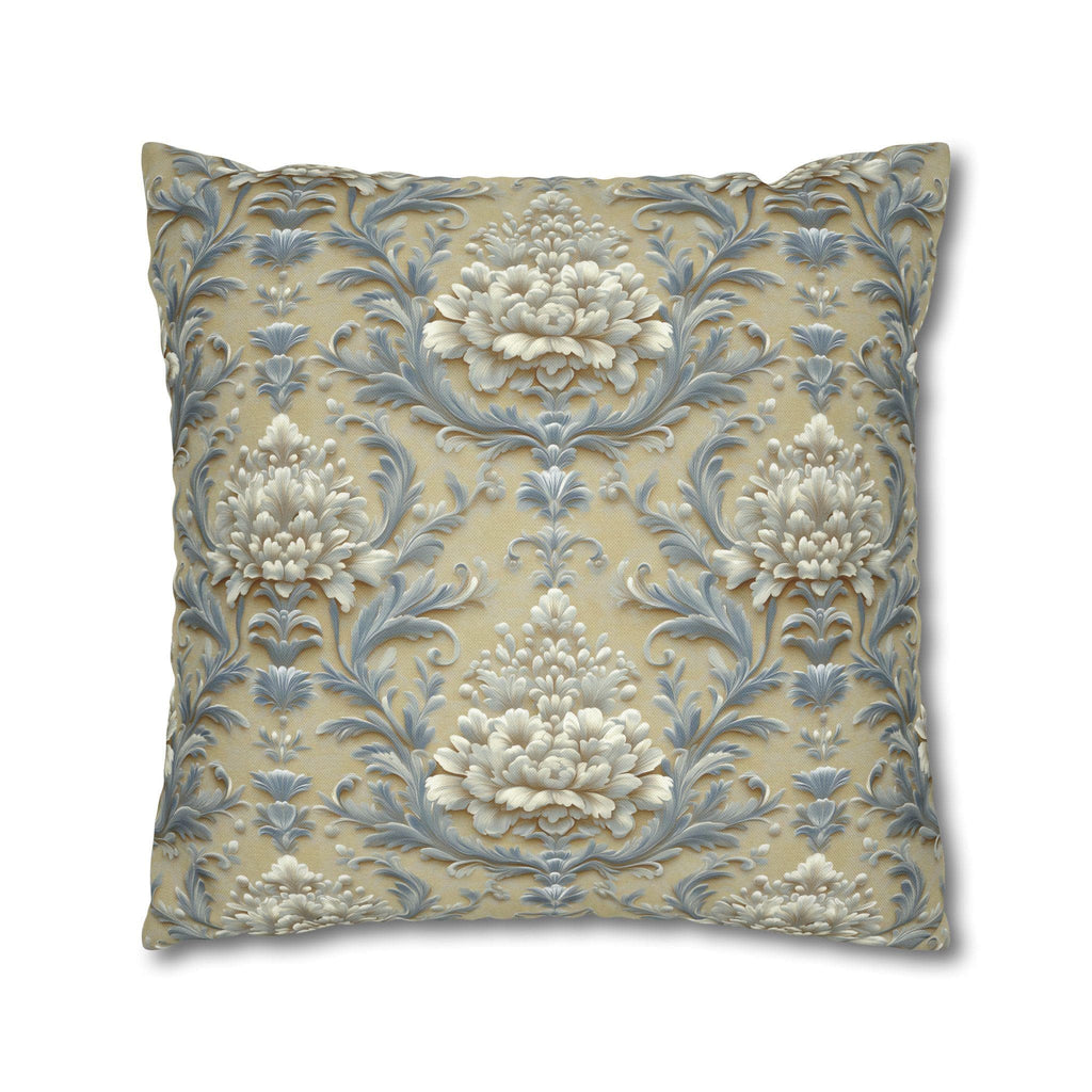 Luxurious Damask Floral Pillowcase: Elegant Throw Cover for Classic Living Room & Bedroom Decor