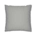Elegant White Poinsettia Silver Ribbon Pillow Cover: Luxurious Holiday Decor for Couch